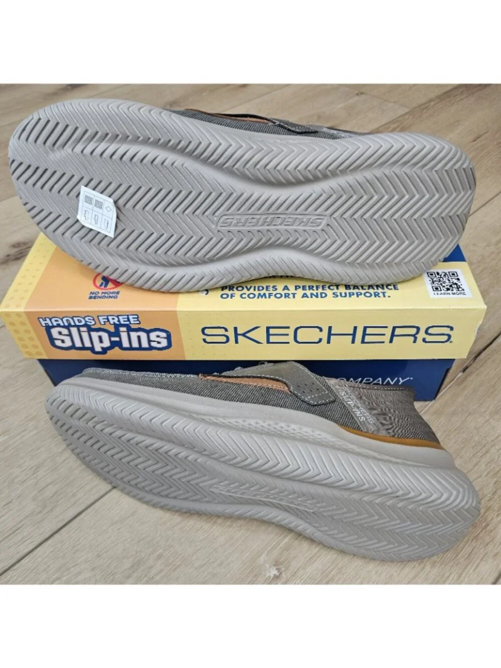 Mens Skechers Slip-ins RF Hasting Niko Sneaker 205212 Brown Hands Free New